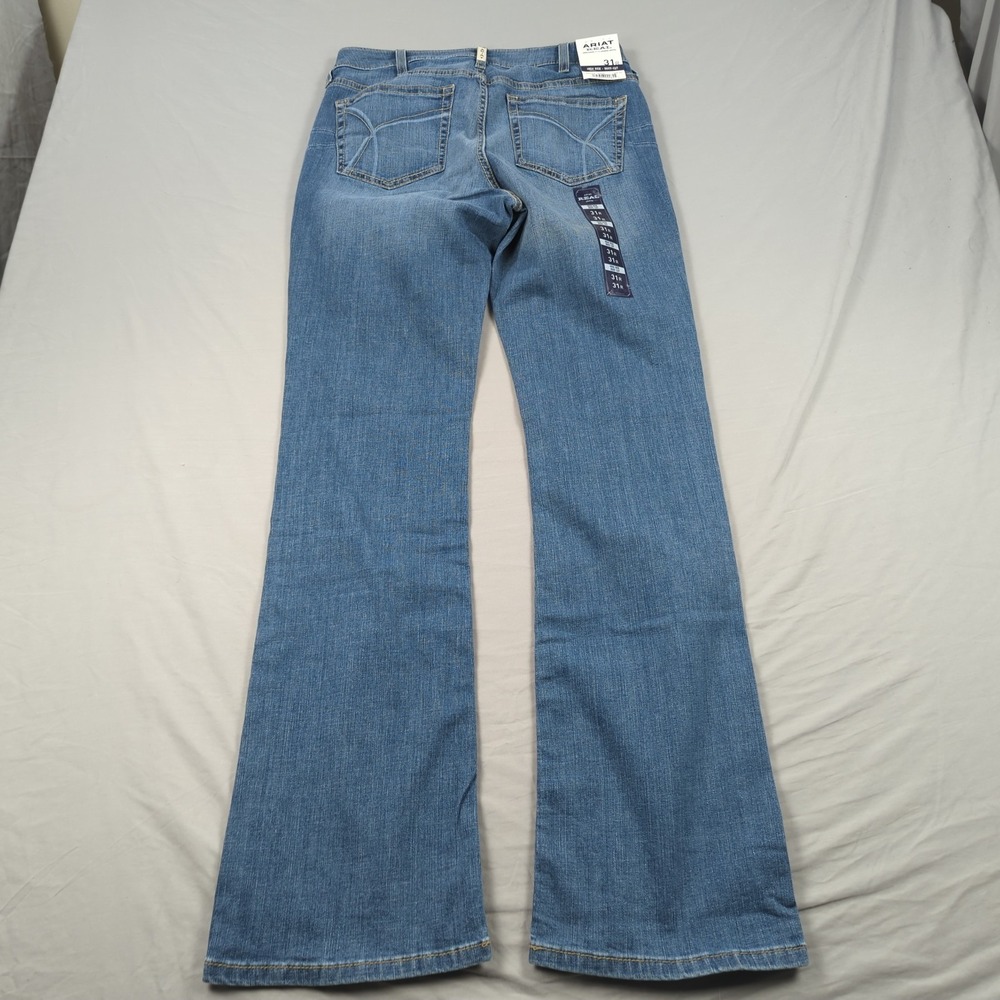 Ariat Jeans Womens 31 Blue Boot Cut Western Cowgirl Real Denim Rodeo New - Picture 13 of 16
